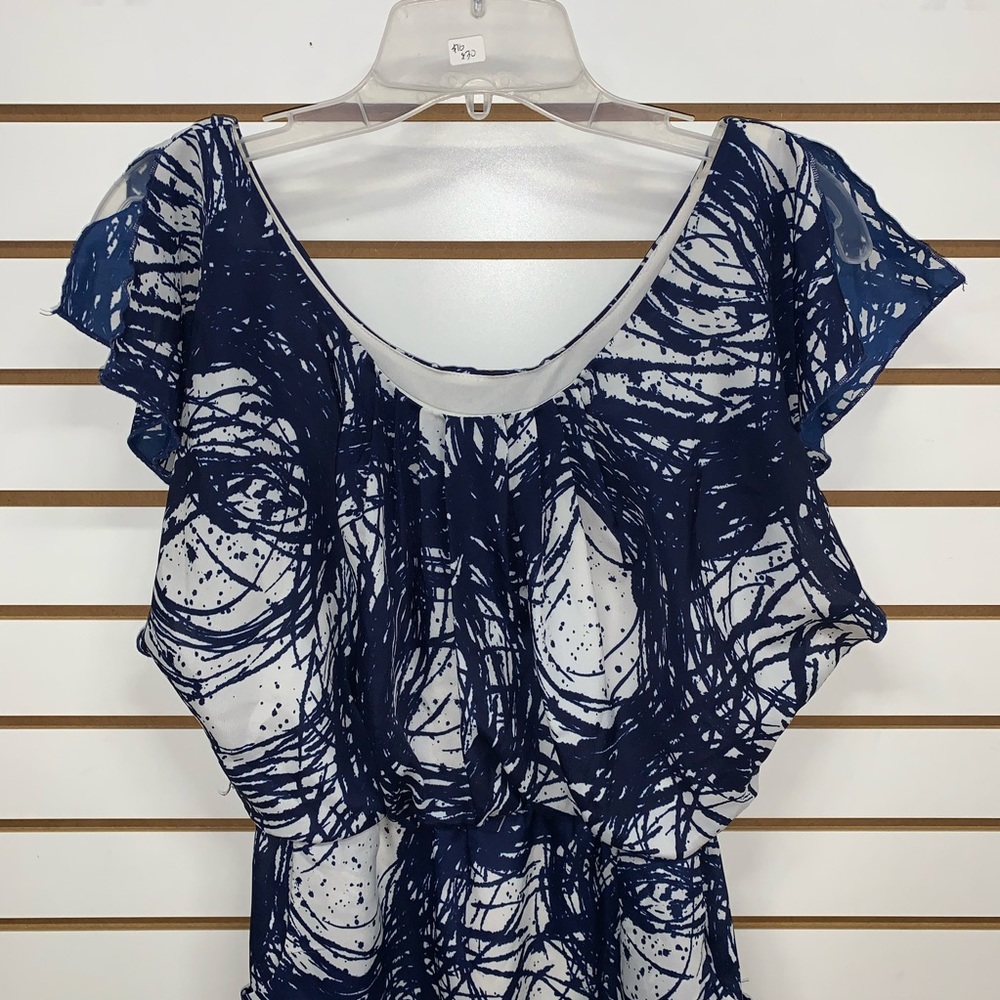 Printed Mini Dress with Pockets